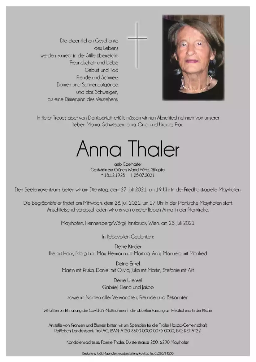 Parte von Anna Thaler